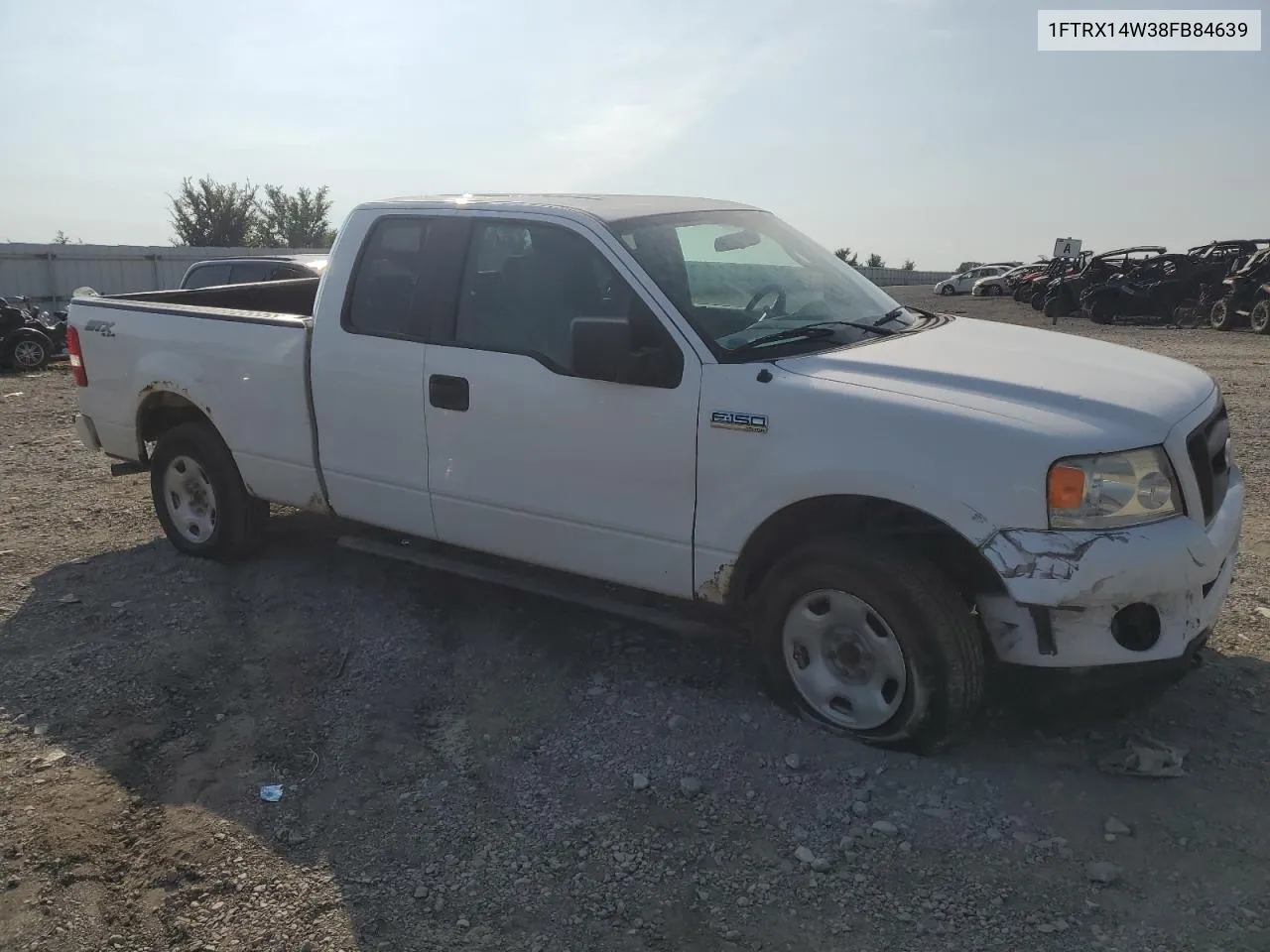 2008 Ford F150 VIN: 1FTRX14W38FB84639 Lot: 67153964