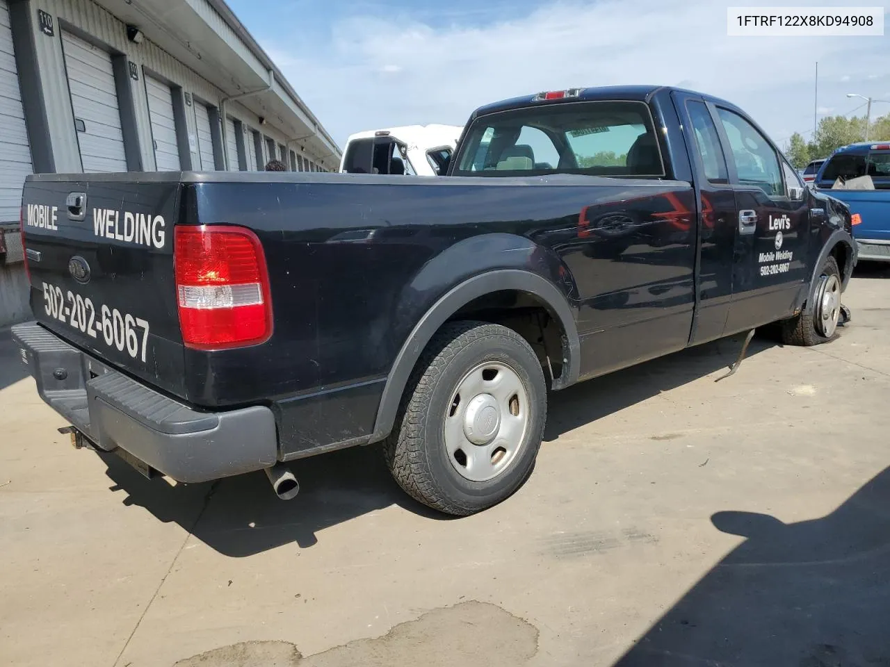 2008 Ford F150 VIN: 1FTRF122X8KD94908 Lot: 67441704