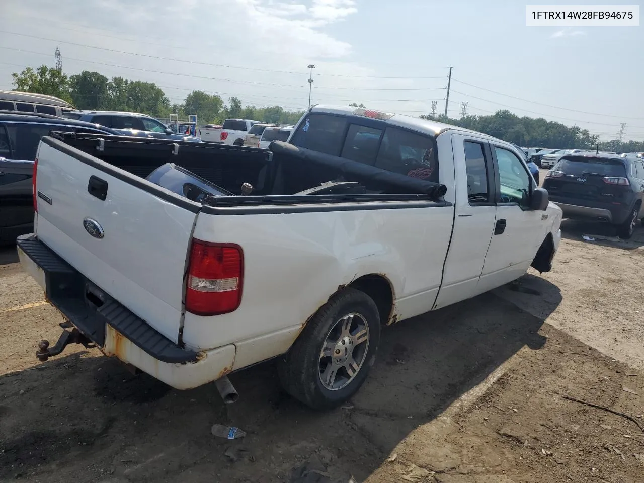 2008 Ford F150 VIN: 1FTRX14W28FB94675 Lot: 67822374