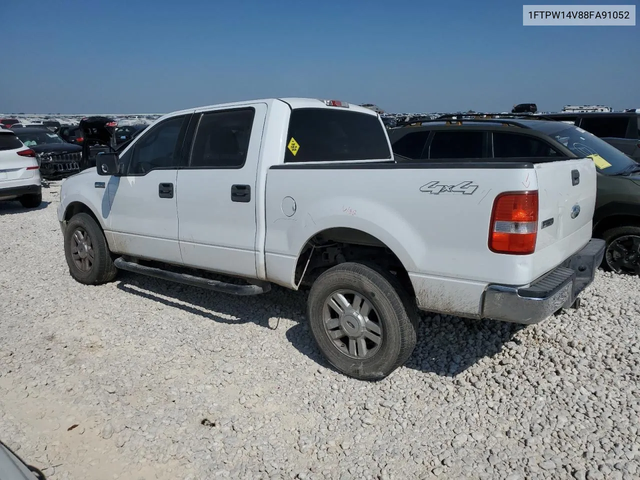 2008 Ford F150 Supercrew VIN: 1FTPW14V88FA91052 Lot: 68292784