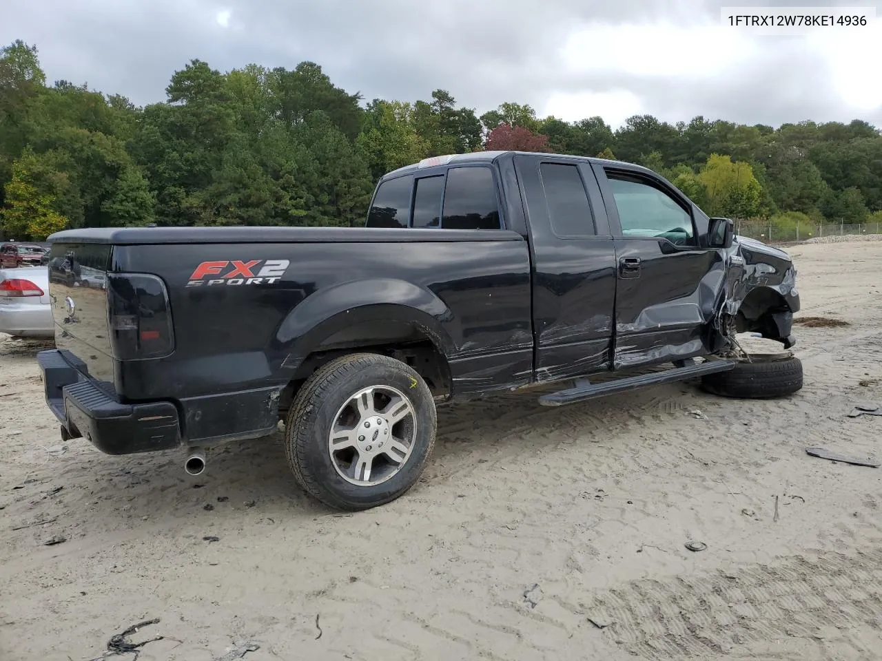 2008 Ford F150 VIN: 1FTRX12W78KE14936 Lot: 68522034