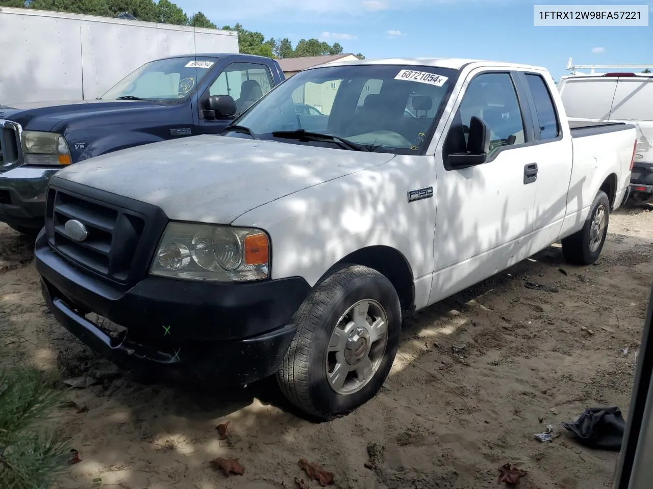 2008 Ford F150 VIN: 1FTRX12W98FA57221 Lot: 68721054