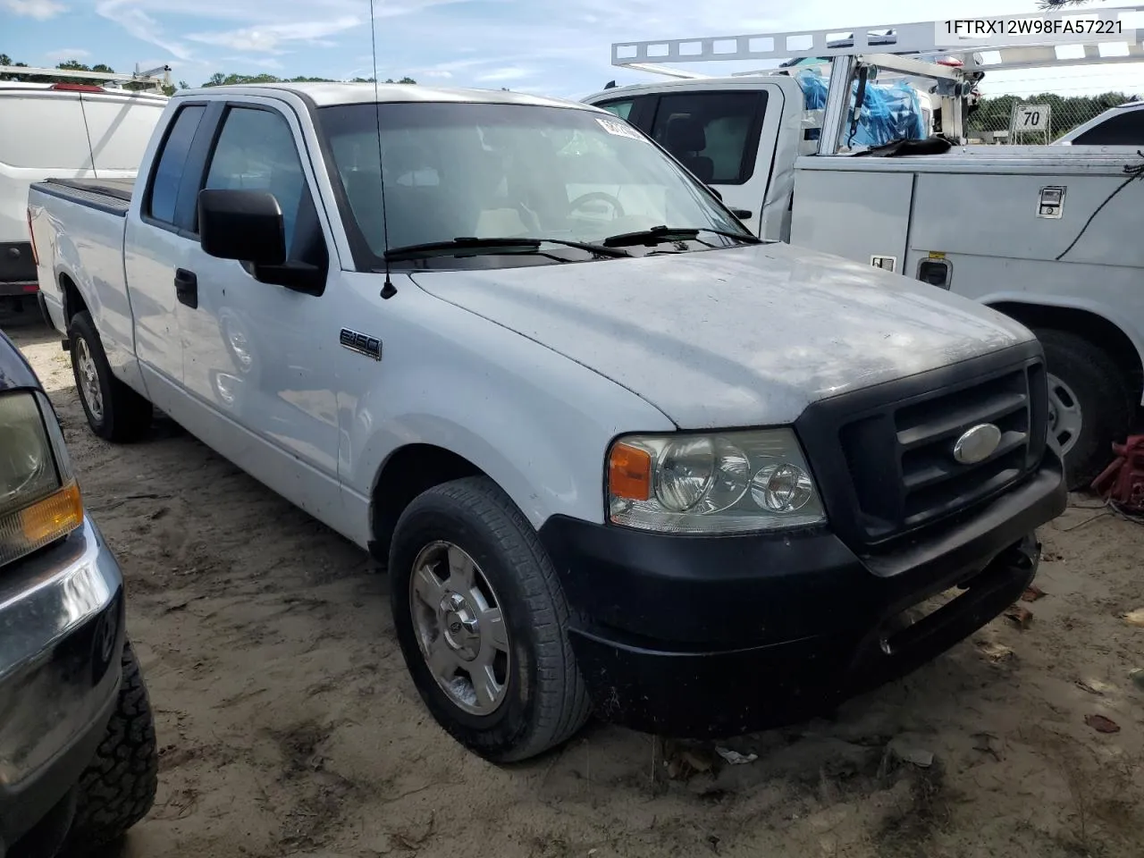 2008 Ford F150 VIN: 1FTRX12W98FA57221 Lot: 68721054