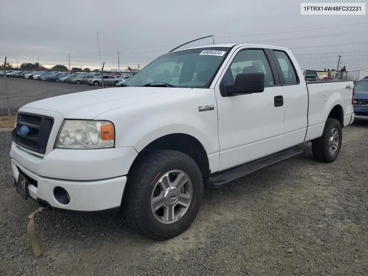 2008 Ford F150 VIN: 1FTRX14W48FC32231 Lot: 69080334