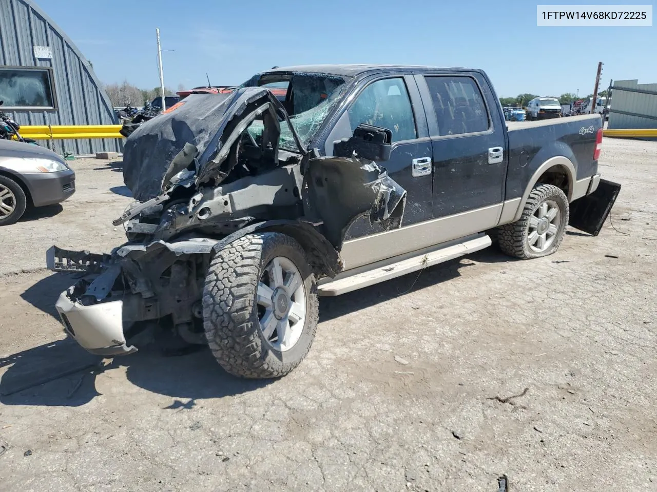 2008 Ford F150 Supercrew VIN: 1FTPW14V68KD72225 Lot: 69474114