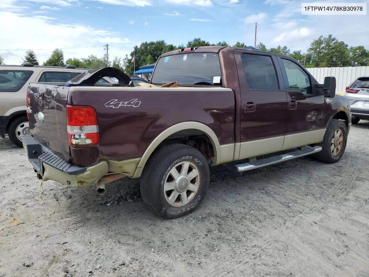 1FTPW14V78KB30978 2008 Ford F150 Supercrew