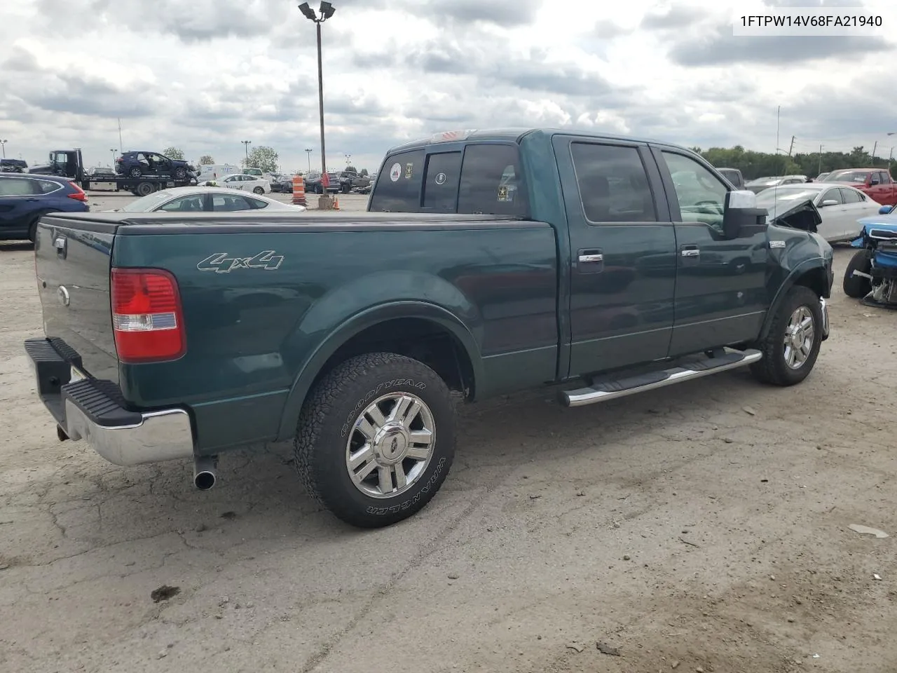 2008 Ford F150 Supercrew VIN: 1FTPW14V68FA21940 Lot: 70415474