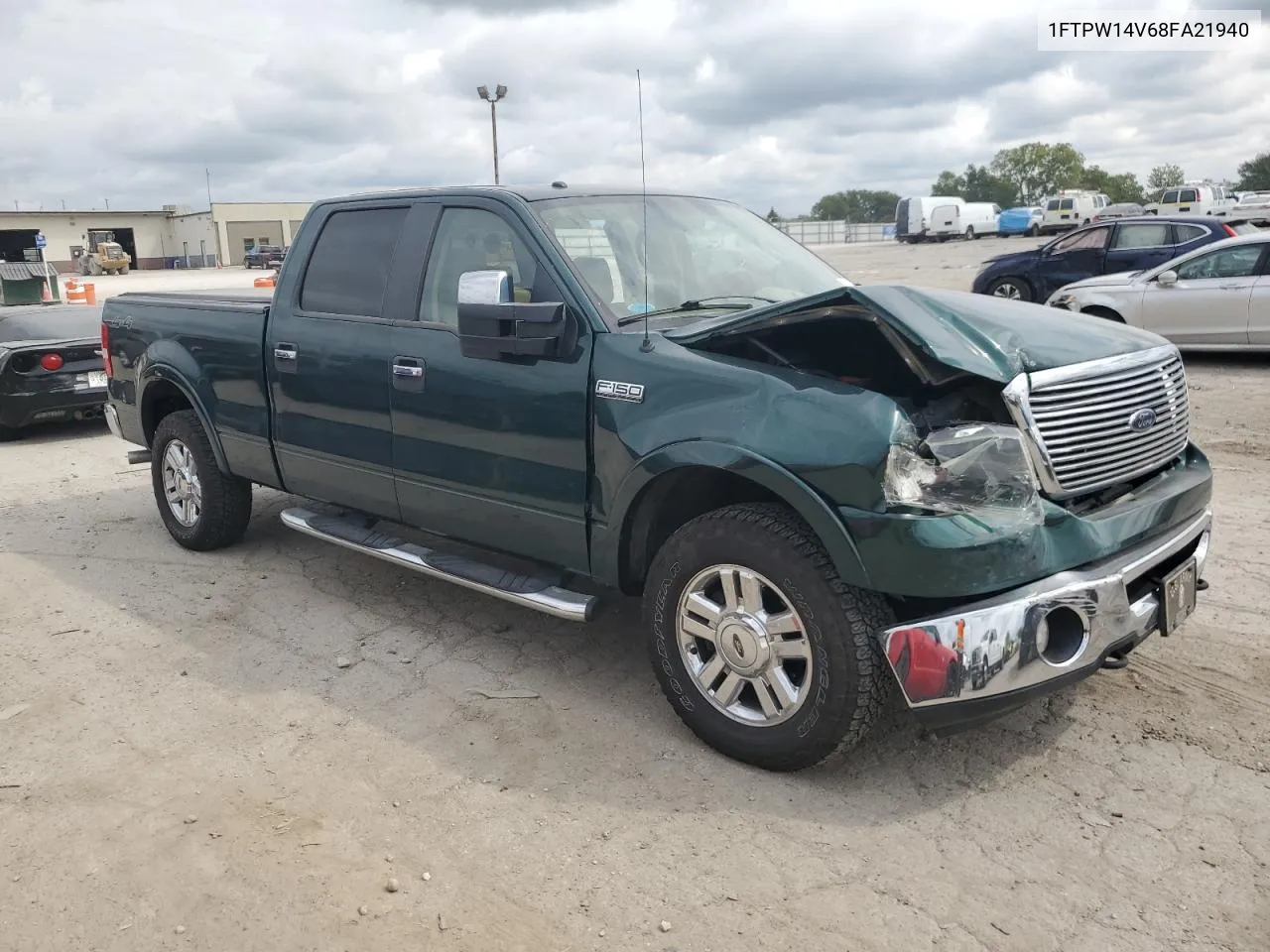 2008 Ford F150 Supercrew VIN: 1FTPW14V68FA21940 Lot: 70415474