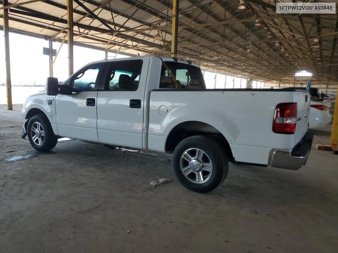 2008 Ford F150 Supercrew VIN: 1FTPW12V08FA93848 Lot: 70714434