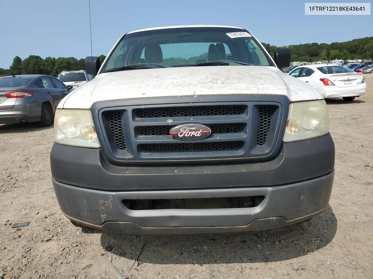 2008 Ford F150 VIN: 1FTRF12218KE43641 Lot: 70879474