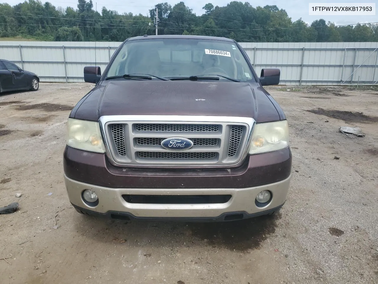 1FTPW12VX8KB17953 2008 Ford F150 Supercrew