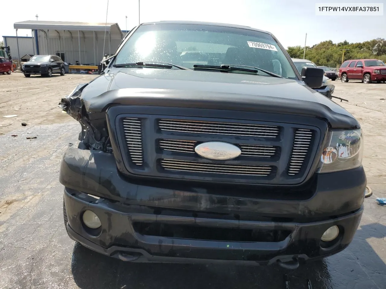 2008 Ford F150 Supercrew VIN: 1FTPW14VX8FA37851 Lot: 70969794