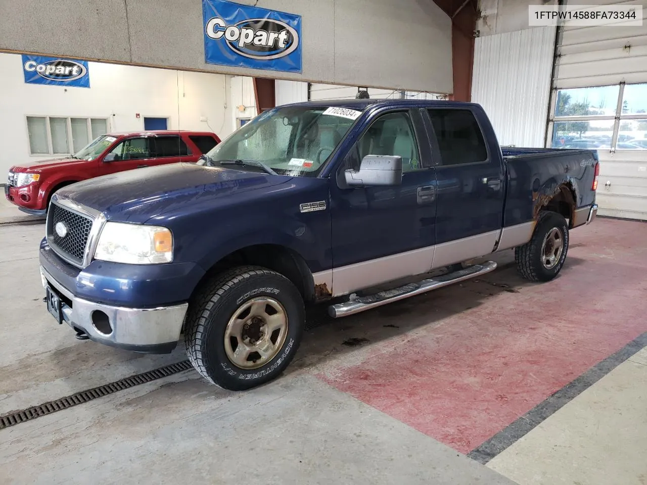 2008 Ford F150 Supercrew VIN: 1FTPW14588FA73344 Lot: 71026034