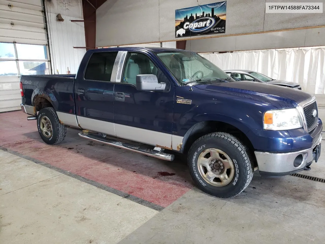 2008 Ford F150 Supercrew VIN: 1FTPW14588FA73344 Lot: 71026034