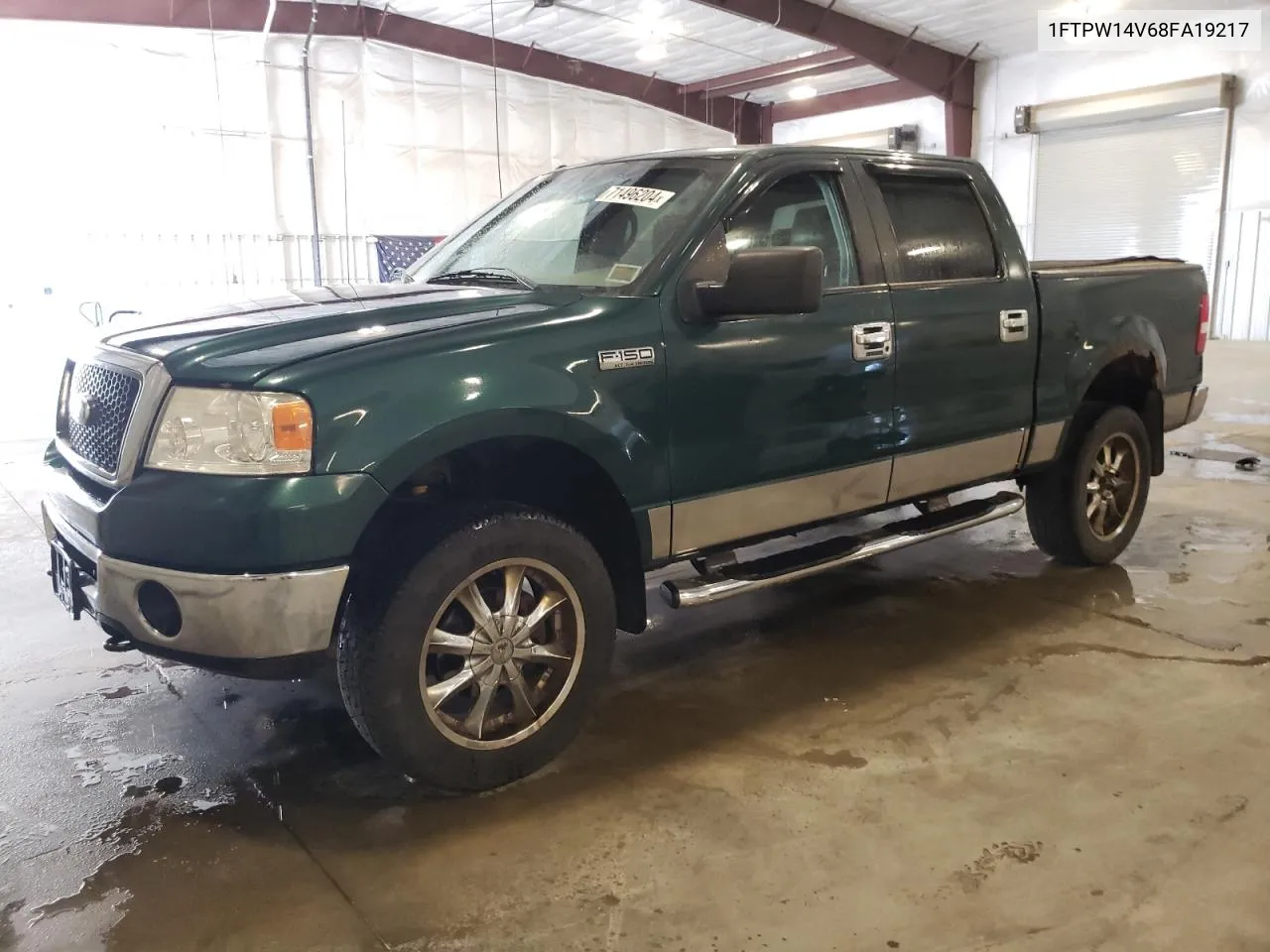 2008 Ford F150 Supercrew VIN: 1FTPW14V68FA19217 Lot: 71496204