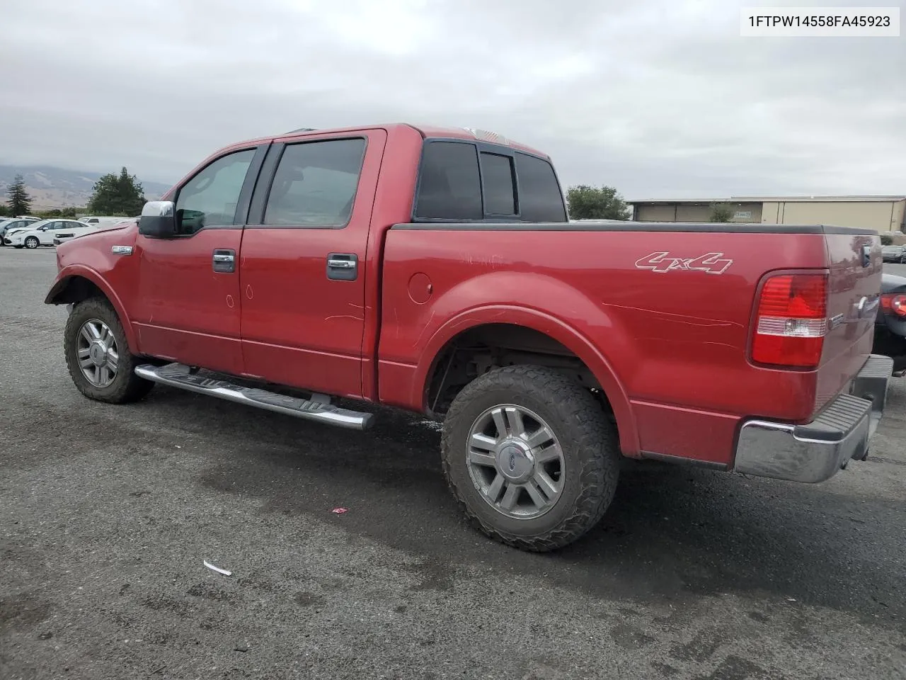 2008 Ford F150 Supercrew VIN: 1FTPW14558FA45923 Lot: 71812494