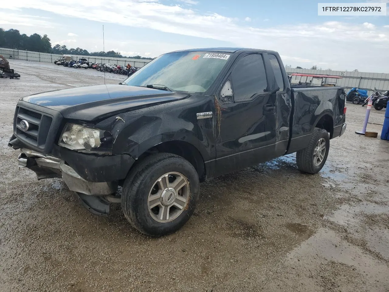 2008 Ford F150 VIN: 1FTRF12278KC27972 Lot: 71959404