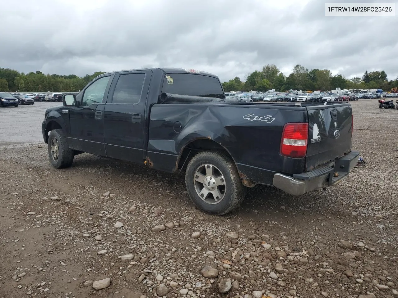 2008 Ford F150 Supercrew VIN: 1FTRW14W28FC25426 Lot: 74008624