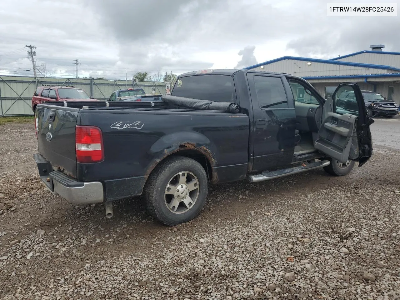 2008 Ford F150 Supercrew VIN: 1FTRW14W28FC25426 Lot: 74008624