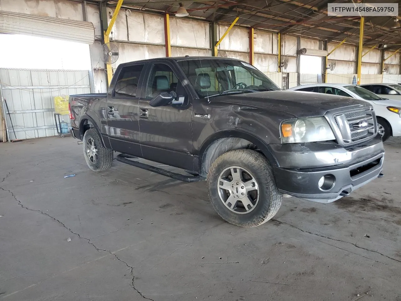 2008 Ford F150 Supercrew VIN: 1FTPW14548FA59750 Lot: 74364054