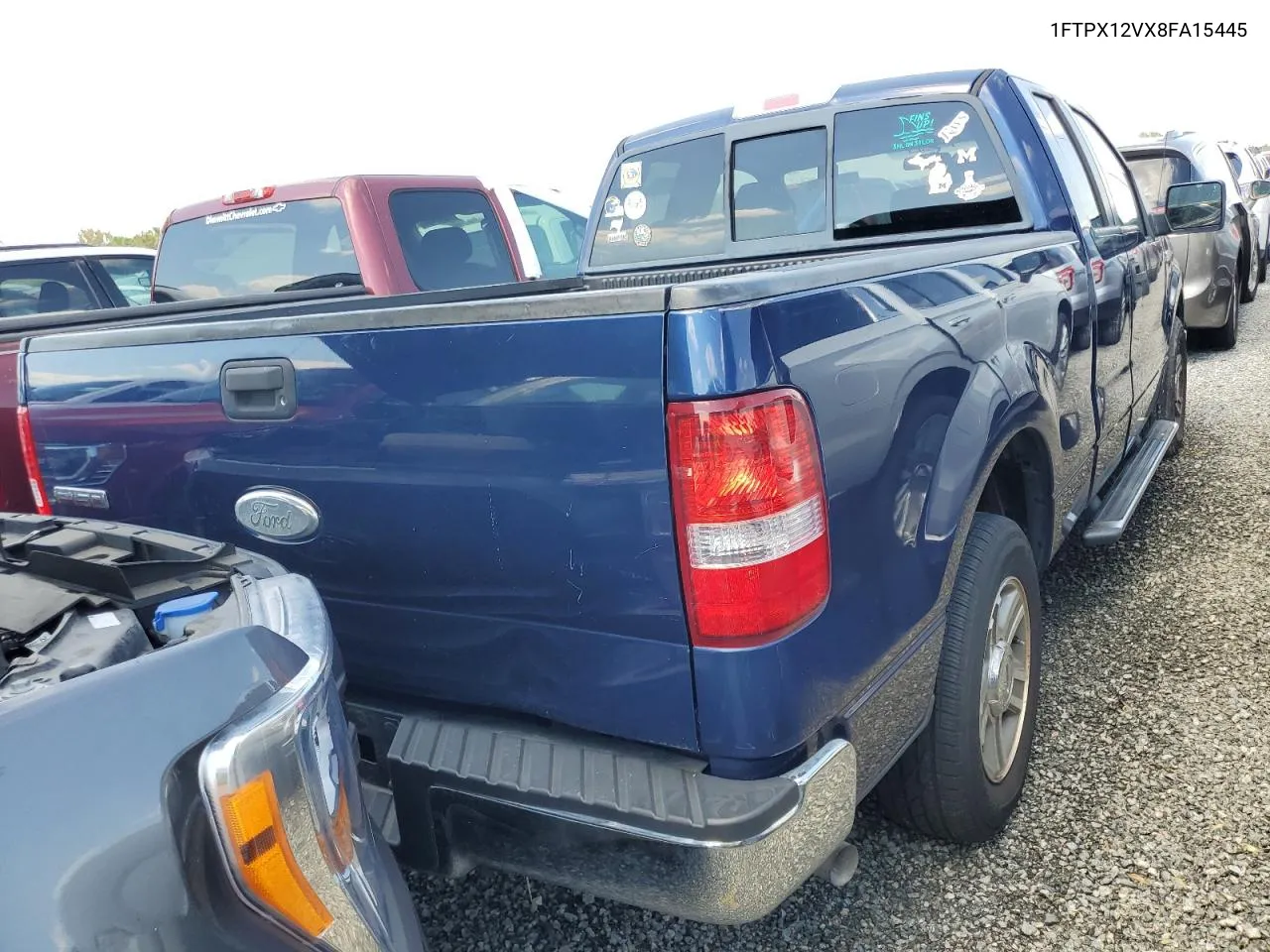 2008 Ford F150 VIN: 1FTPX12VX8FA15445 Lot: 74700284