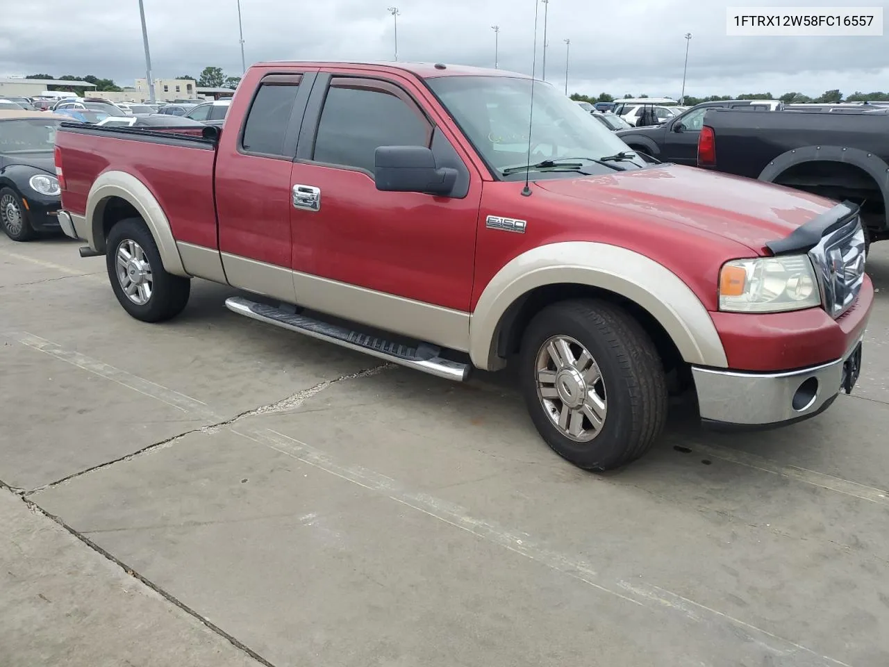 2008 Ford F150 VIN: 1FTRX12W58FC16557 Lot: 75077824