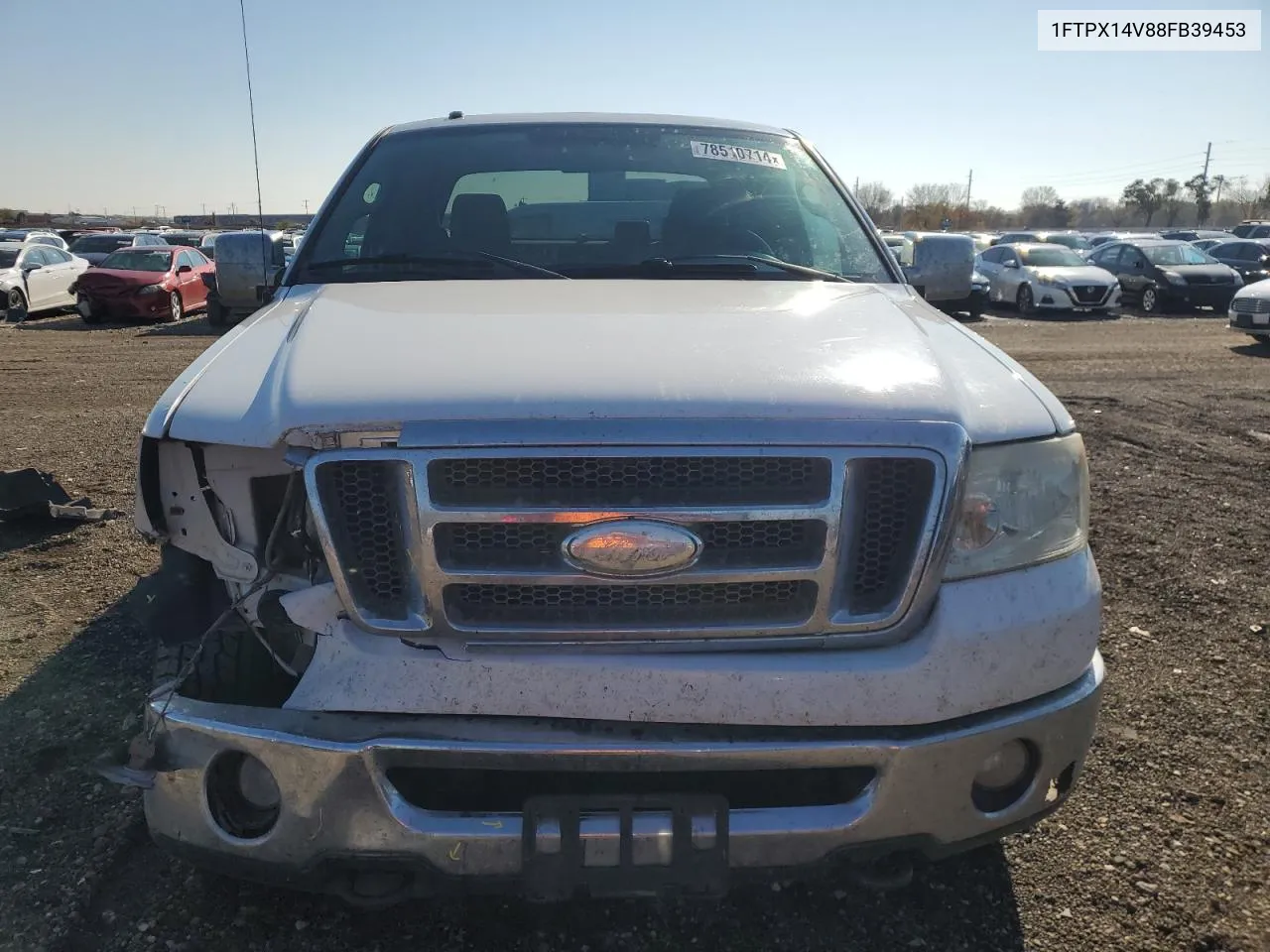 2008 Ford F150 VIN: 1FTPX14V88FB39453 Lot: 78510714