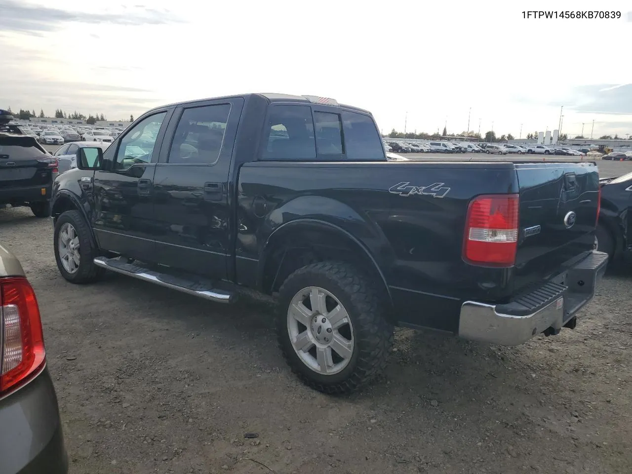 2008 Ford F150 Supercrew VIN: 1FTPW14568KB70839 Lot: 78512264