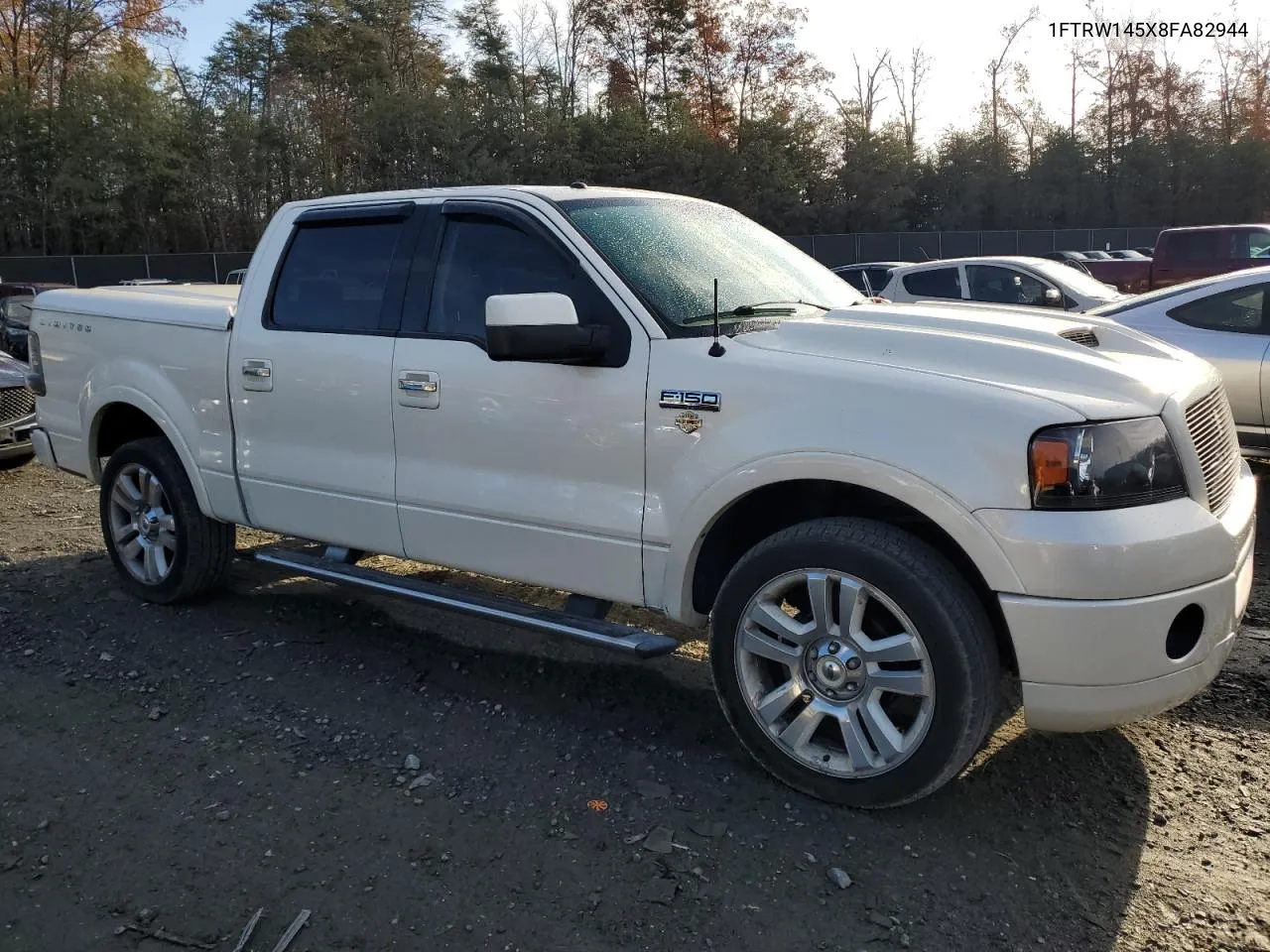 2008 Ford F150 Supercrew VIN: 1FTRW145X8FA82944 Lot: 79347714