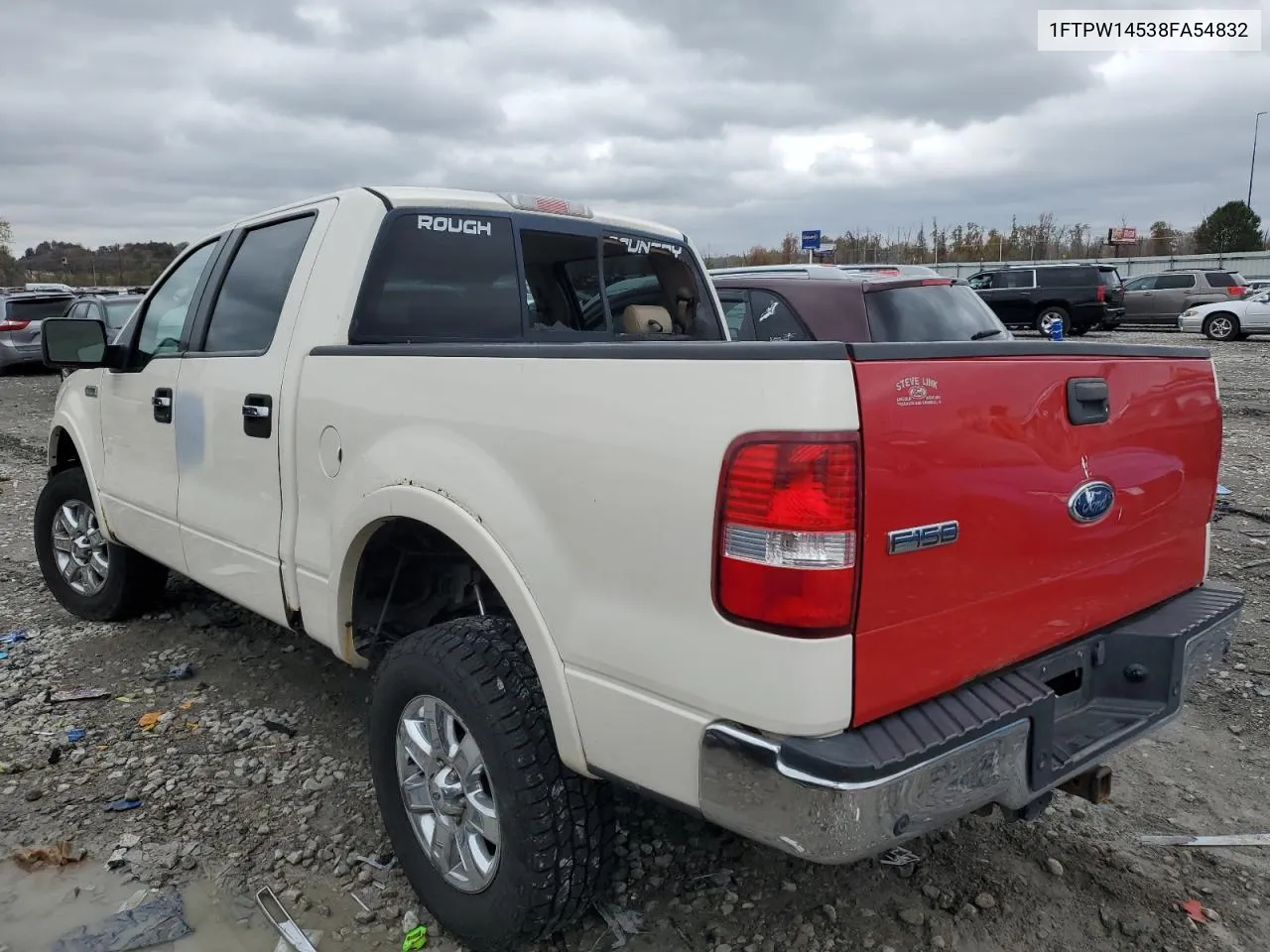 2008 Ford F150 Supercrew VIN: 1FTPW14538FA54832 Lot: 80392954