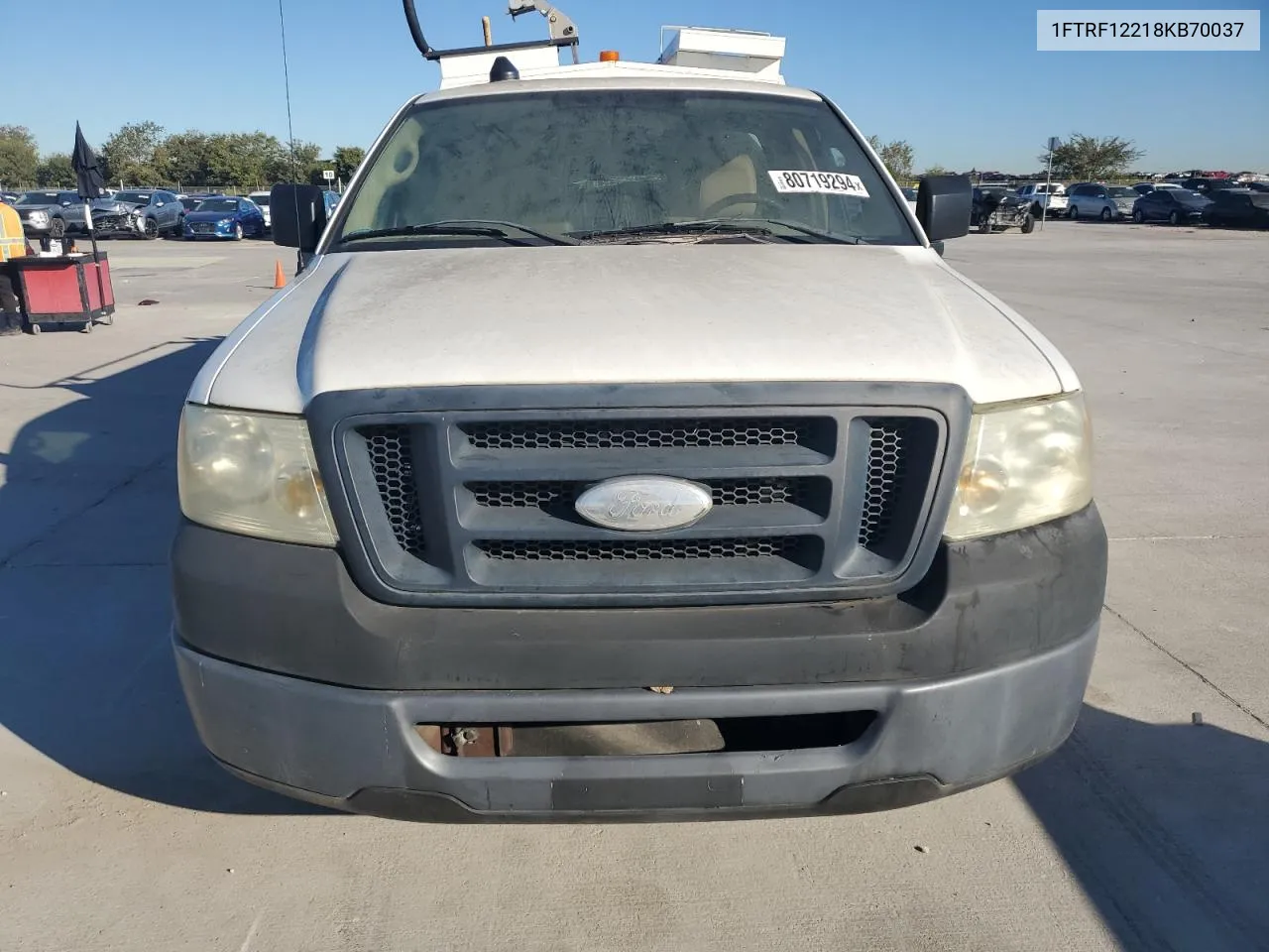 2008 Ford F150 VIN: 1FTRF12218KB70037 Lot: 80719294