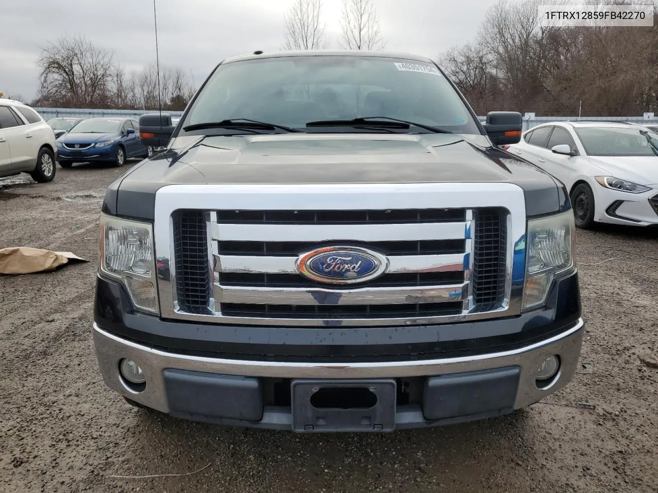 1FTRX12859FB42270 2009 Ford F150 Super Cab