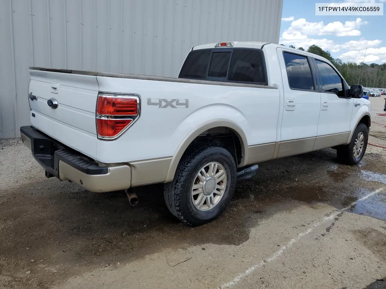 1FTPW14V49KC06559 2009 Ford F150 Supercrew