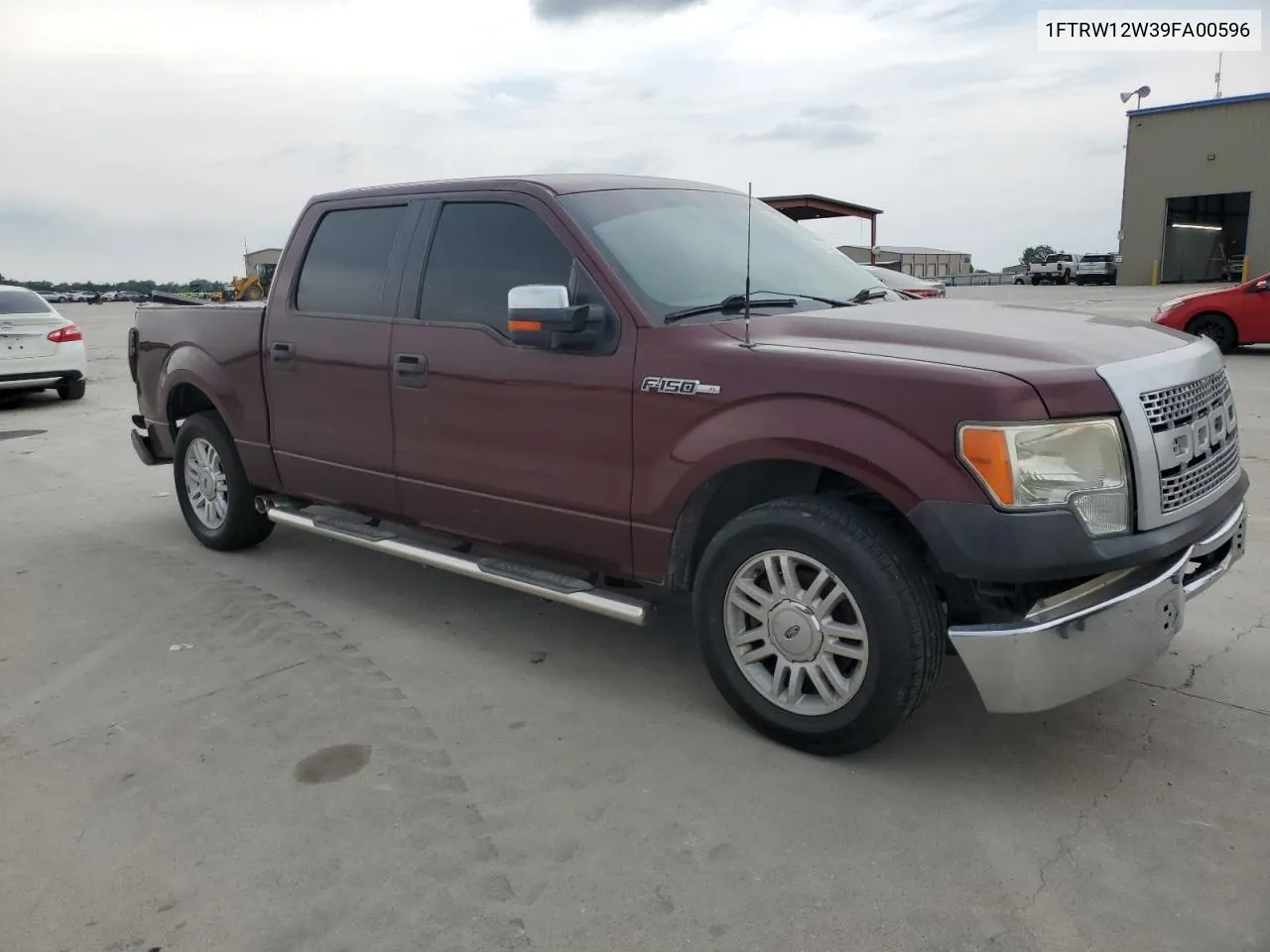 2009 Ford F150 Supercrew VIN: 1FTRW12W39FA00596 Lot: 58526214