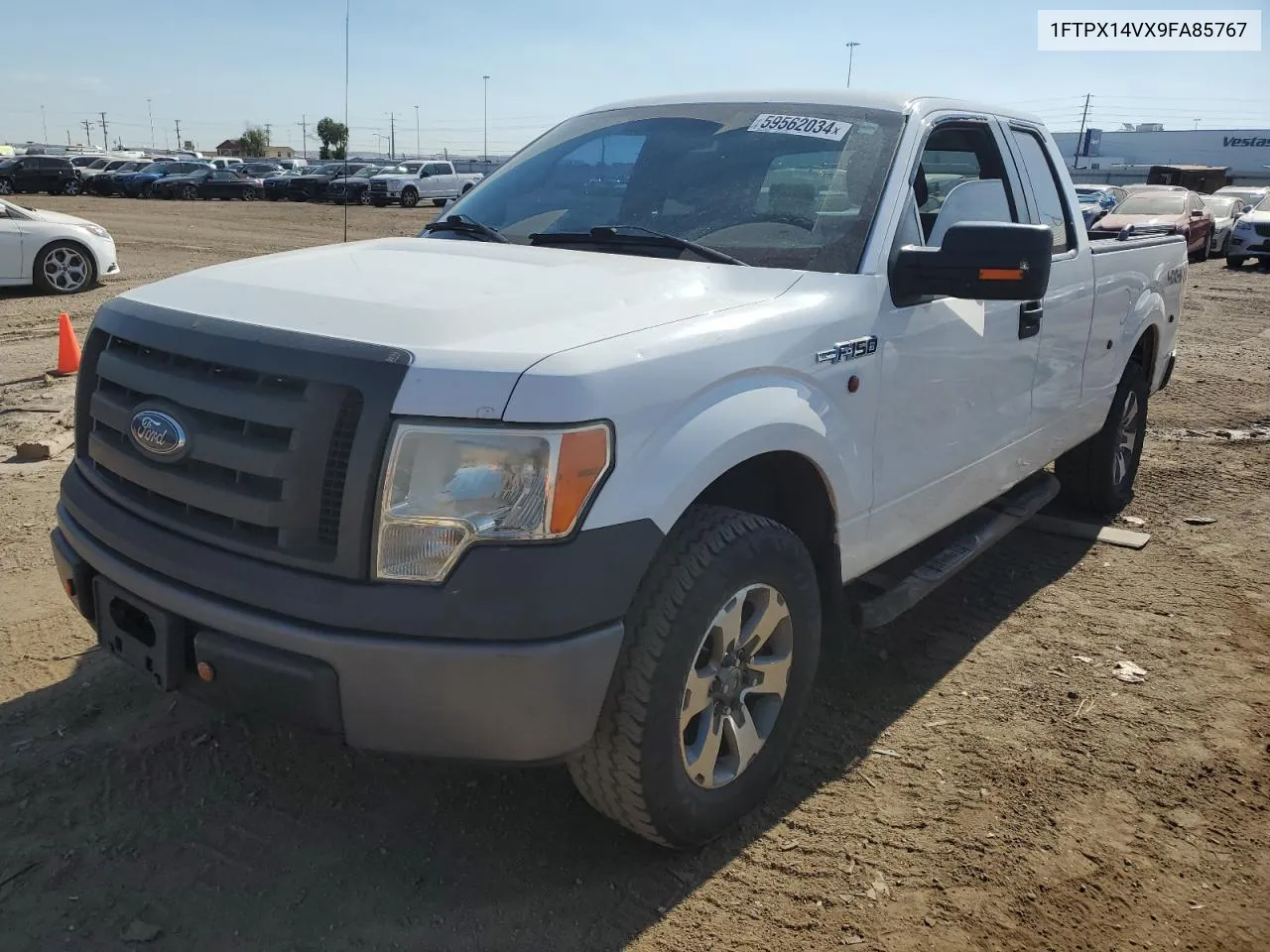 2009 Ford F150 Super Cab VIN: 1FTPX14VX9FA85767 Lot: 59562034