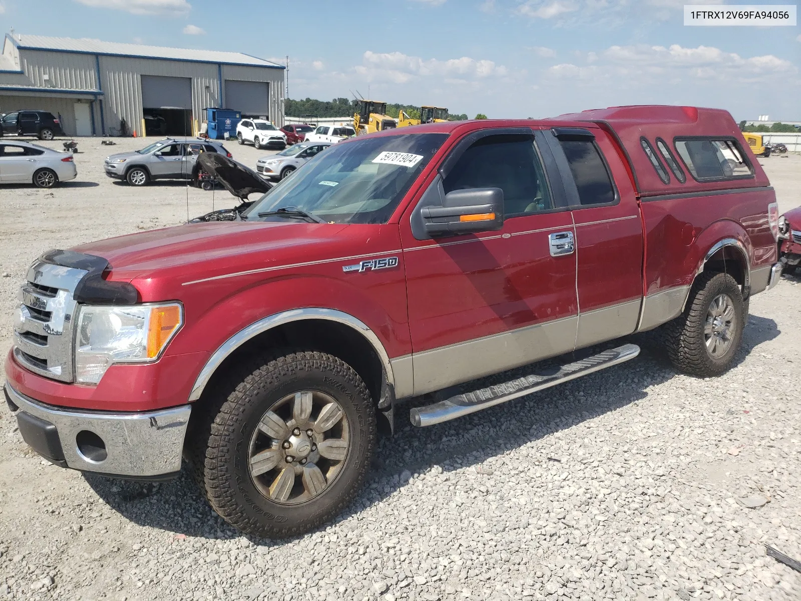 2009 Ford F150 Super Cab VIN: 1FTRX12V69FA94056 Lot: 59781904