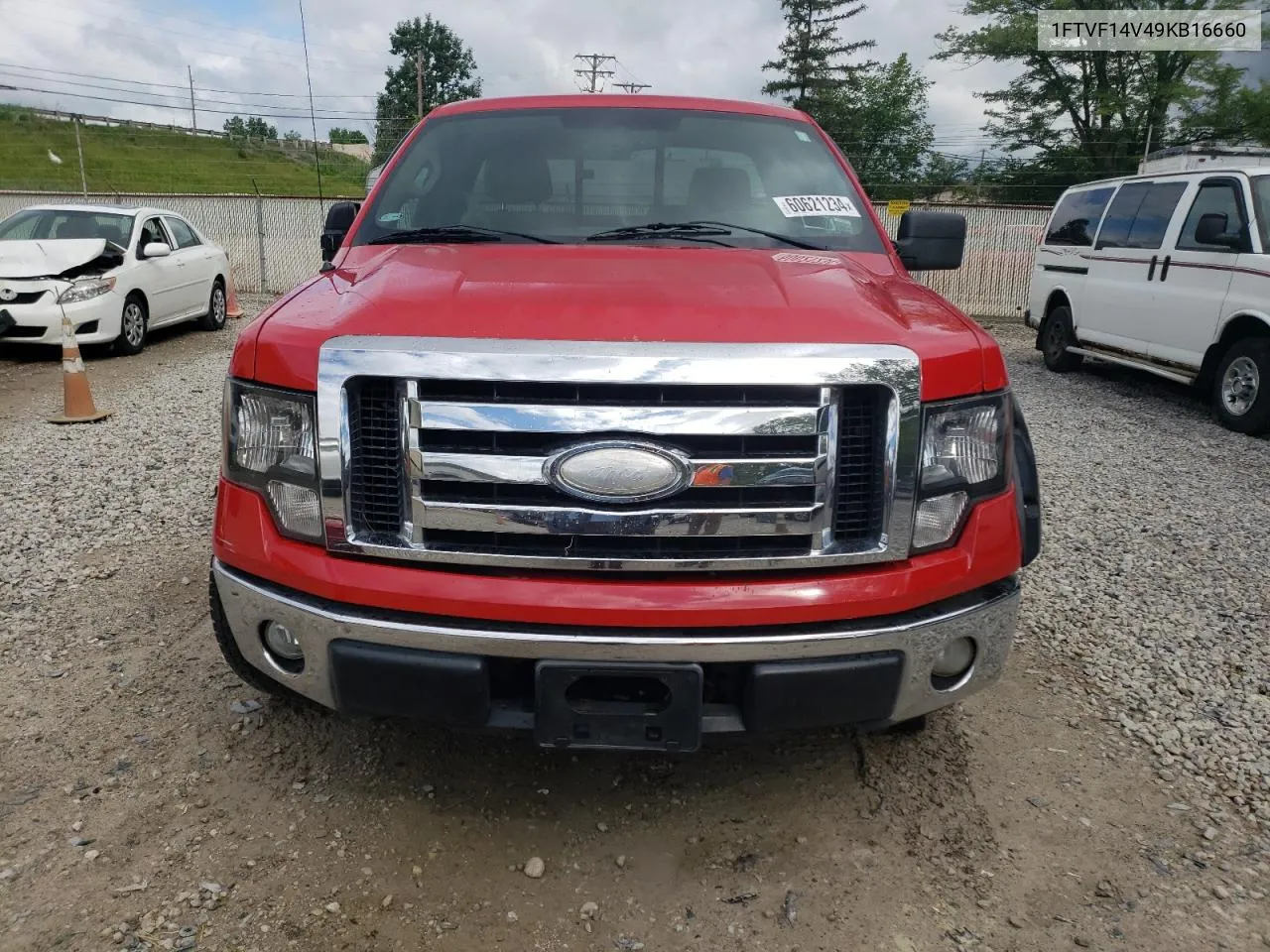 2009 Ford F150 VIN: 1FTVF14V49KB16660 Lot: 60621234