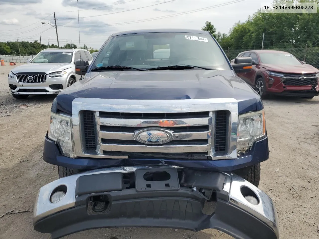 2009 Ford F150 Super Cab VIN: 1FTPX14V99FB05278 Lot: 67117844