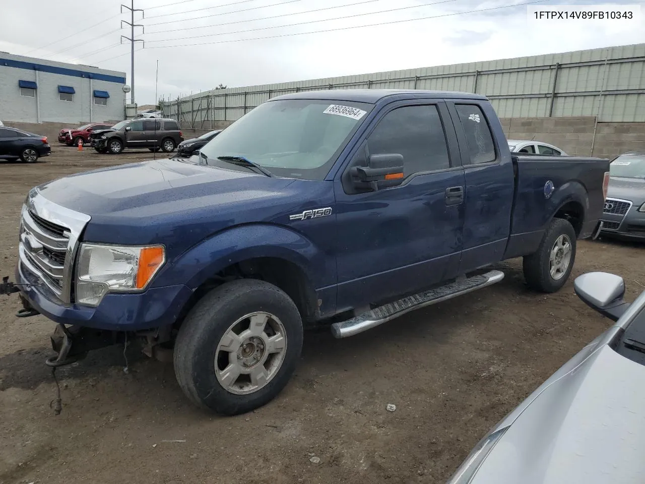 2009 Ford F150 Super Cab VIN: 1FTPX14V89FB10343 Lot: 68936964