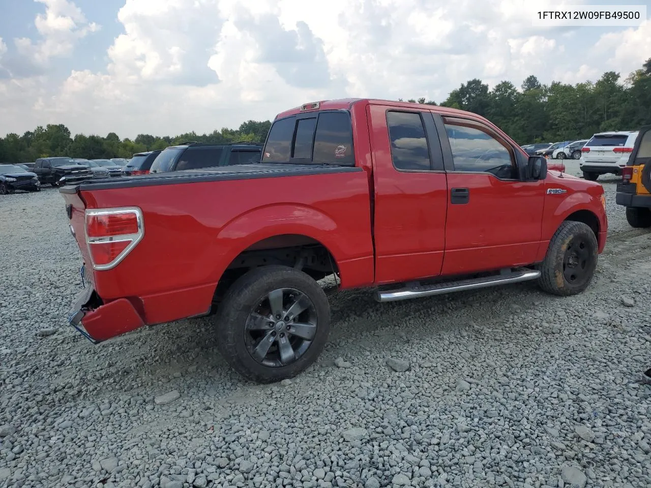 2009 Ford F150 Super Cab VIN: 1FTRX12W09FB49500 Lot: 69586454