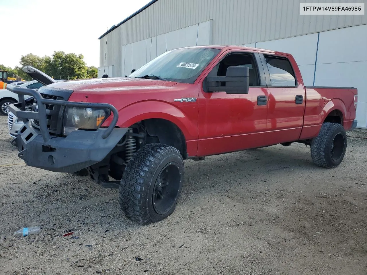 2009 Ford F150 Supercrew VIN: 1FTPW14V89FA46985 Lot: 70622634