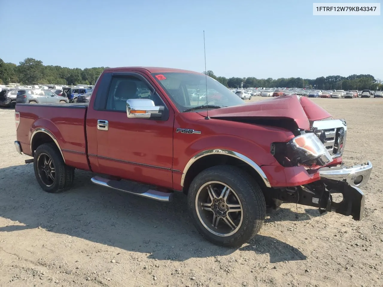 2009 Ford F150 VIN: 1FTRF12W79KB43347 Lot: 70693534