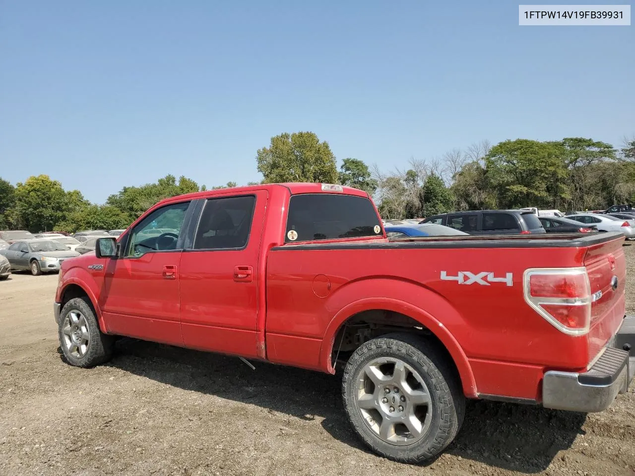 2009 Ford F150 Supercrew VIN: 1FTPW14V19FB39931 Lot: 70816034