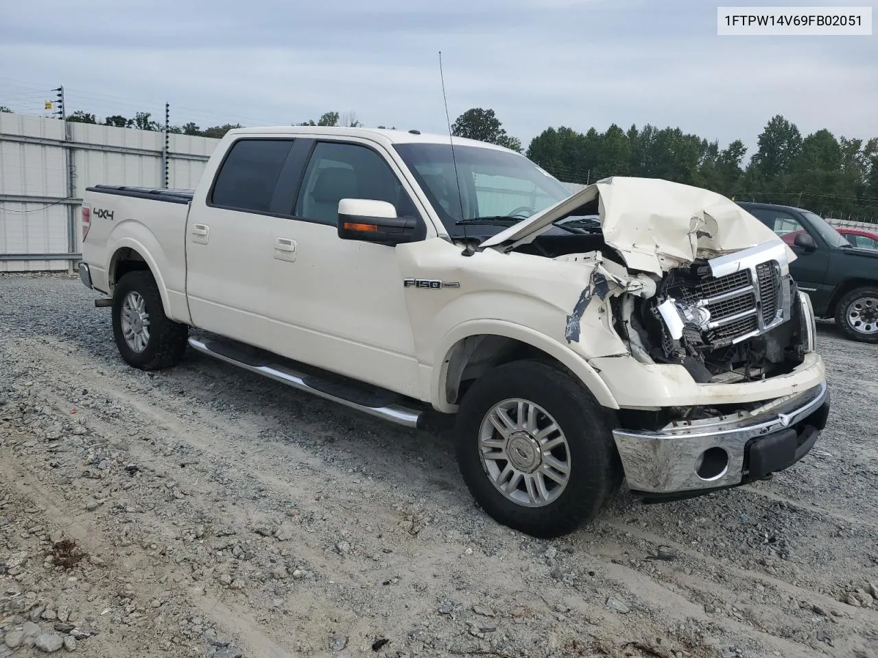 2009 Ford F150 Supercrew VIN: 1FTPW14V69FB02051 Lot: 71069004