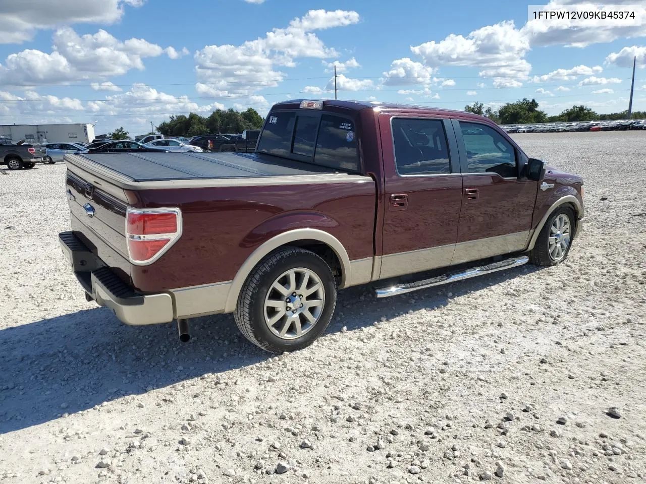 2009 Ford F150 Supercrew VIN: 1FTPW12V09KB45374 Lot: 71151794