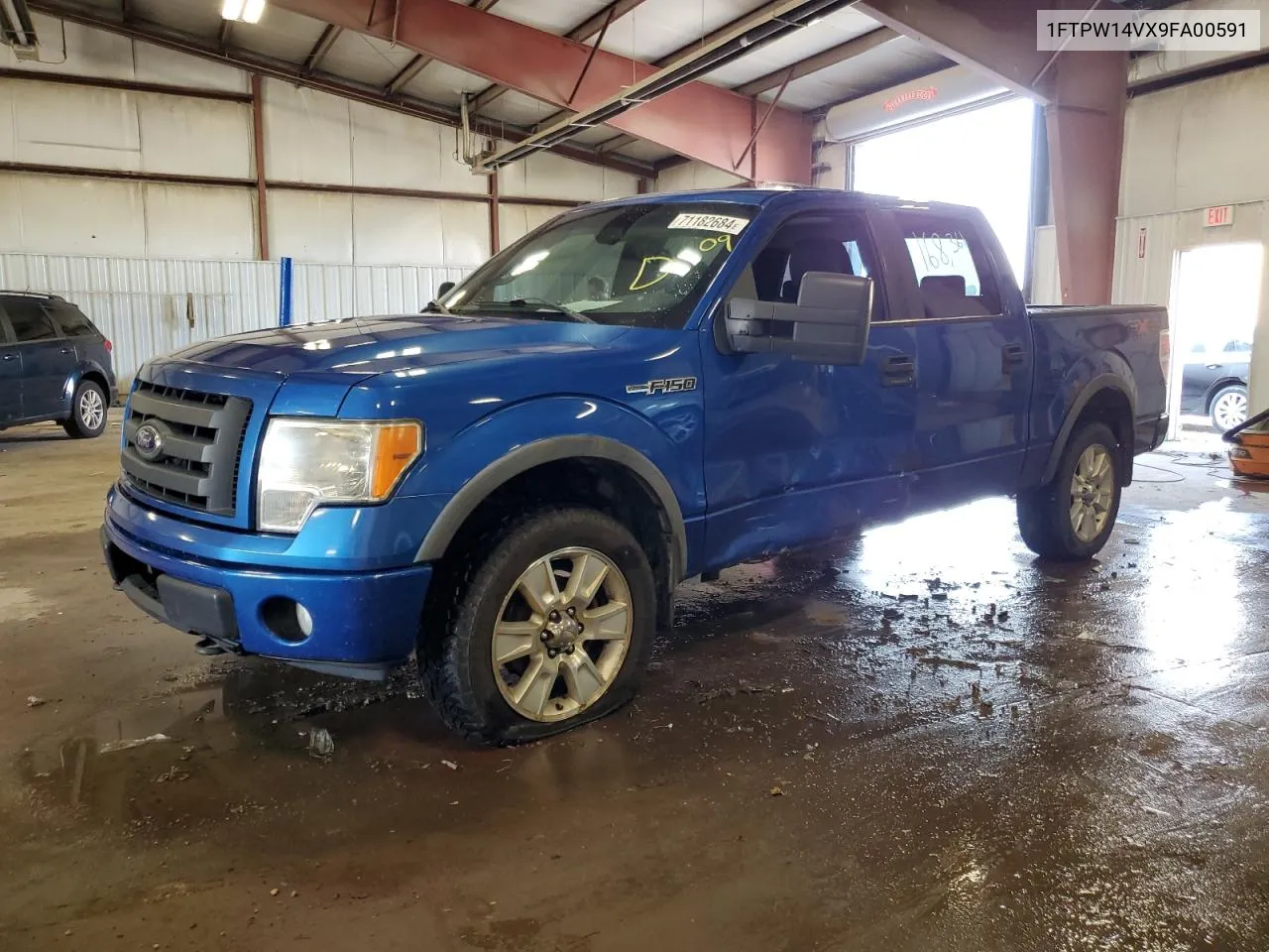 2009 Ford F150 Supercrew VIN: 1FTPW14VX9FA00591 Lot: 71182684