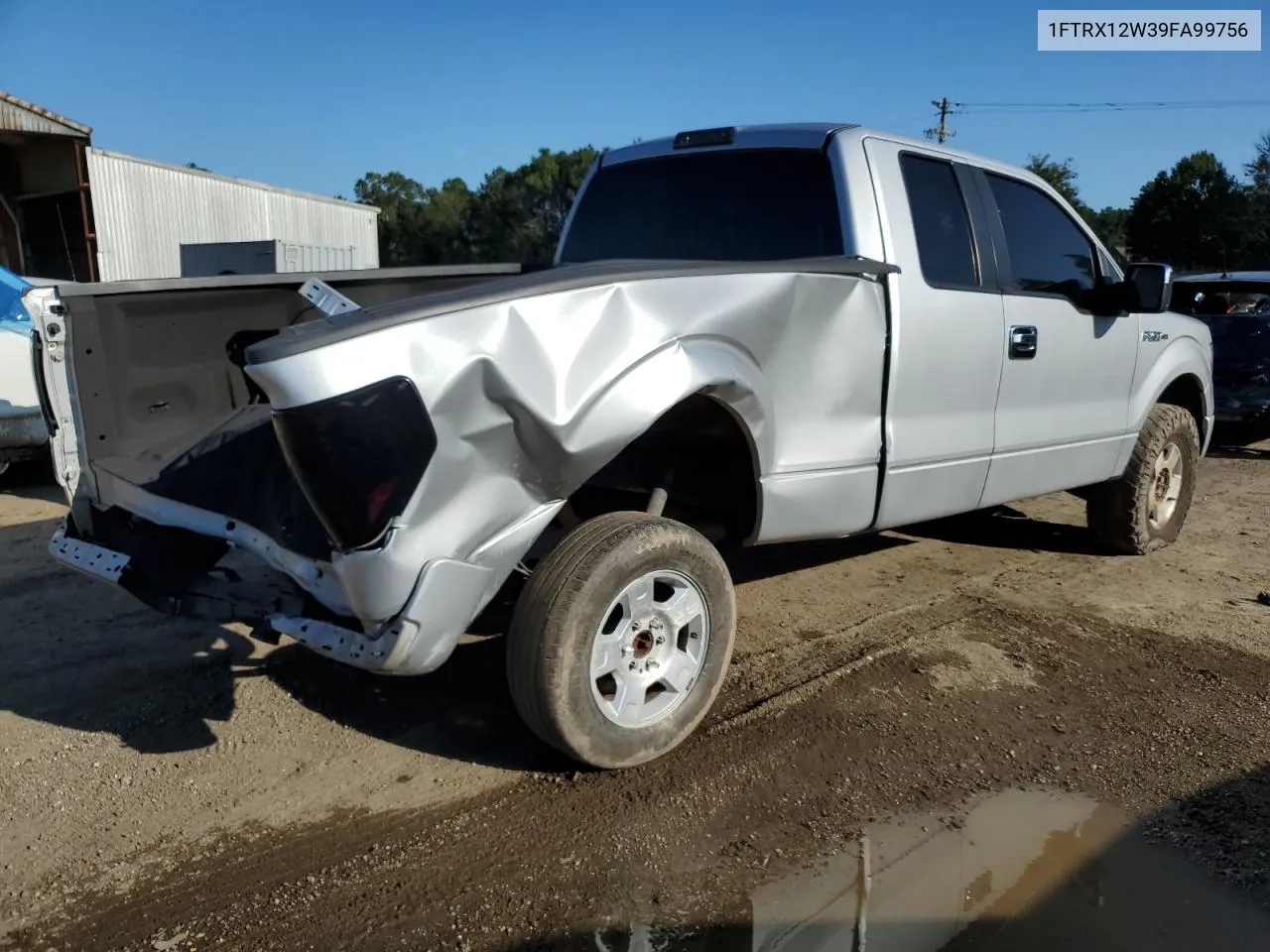 2009 Ford F150 Super Cab VIN: 1FTRX12W39FA99756 Lot: 71589794