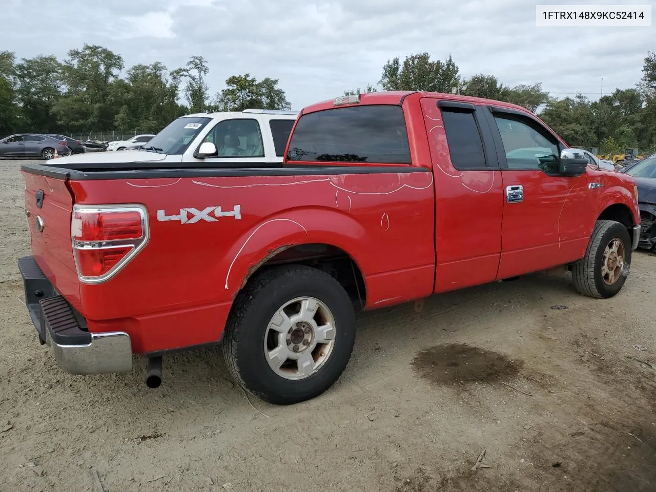 2009 Ford F150 Super Cab VIN: 1FTRX148X9KC52414 Lot: 71664624