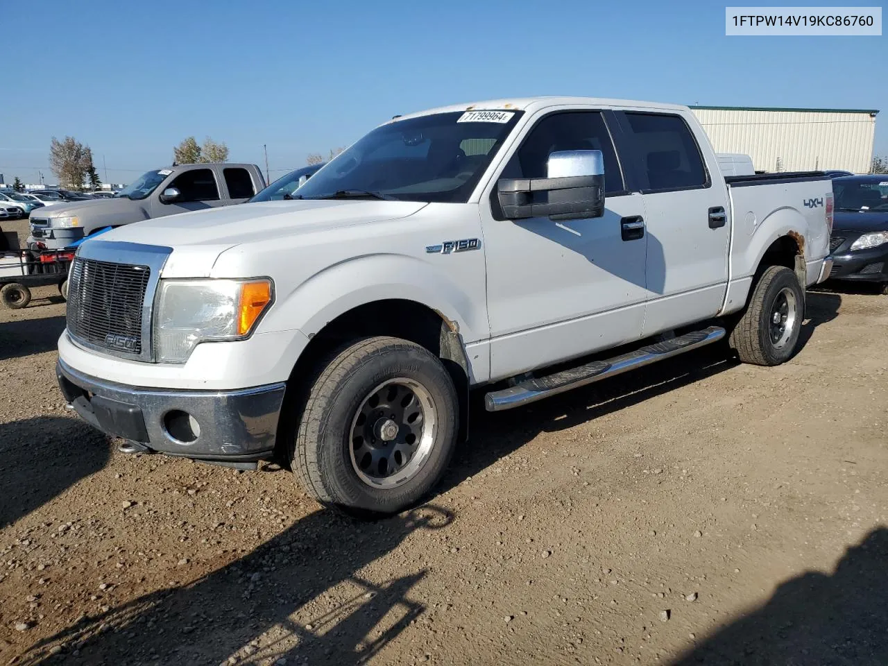 2009 Ford F150 Supercrew VIN: 1FTPW14V19KC86760 Lot: 71799964