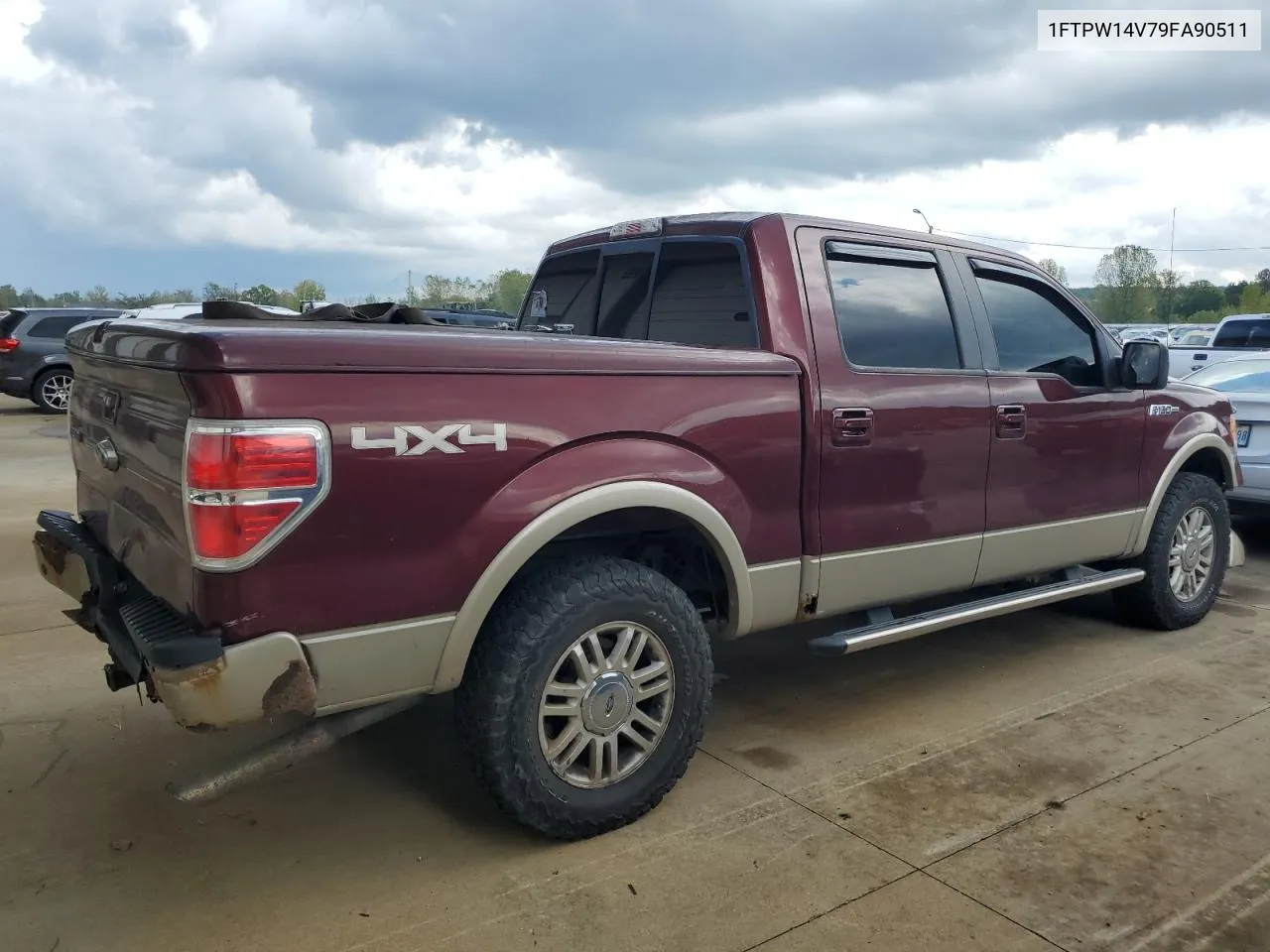 2009 Ford F150 Supercrew VIN: 1FTPW14V79FA90511 Lot: 72885844